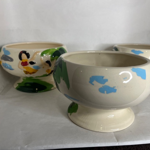 Set of Three Rare Vintage Scorpion Tiki Bowl Hula Girls Sirens Japan Sang Kung - Picture 7 of 16